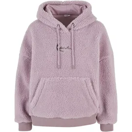 Karl Kani Metal Signature Teddy Hoodie Rosa XS