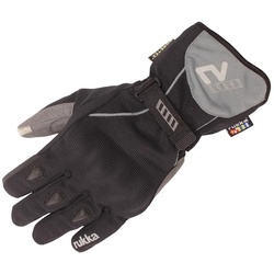 Rukka Virium Gore-Tex Motorradhandschuhe, schwarz-grau, Größe S für Männer