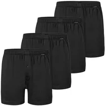 SCHIESSER Boxershorts schwarz M 4er Pack