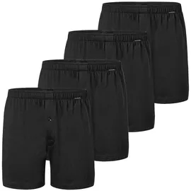 SCHIESSER Boxershorts schwarz M 4er Pack