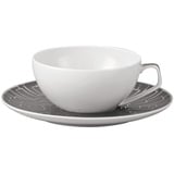 Rosenthal Tasse TAC Gropius Skin Platin Teetasse 2tlg., Porzellan