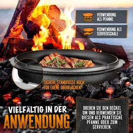 grillas Dutch Oven Set GDO-12OF 13,6 Liter