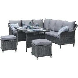 Hti-Living Kreta Loungeset grau