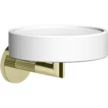 GESSI Ingranaggio, Seifenablage matt weiß, zur Wandmontage, 63801710, Farbe: Messing