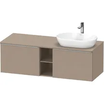 Duravit D-Neo Konsolenwaschtischunterbau wandhängend Leinen Matt 1400x550x459 mm - DE4950R70750000 DE4950R70750000