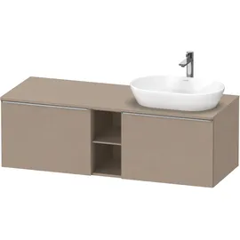 Duravit D-Neo Konsolenwaschtischunterbau wandhängend Leinen Matt 1400x550x459 mm - DE4950R70750000 DE4950R70750000