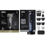 Braun Series 9 PRO+ 9675cc mit SmartCare-Station + Braun 7 MGK7580