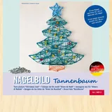 Pebaro NB13 Nagelbild Tannenbaum Bastelset 20 x 20 cm