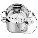 KING HOFF Dampftopf 3-teilig 24 cm