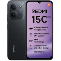 Xiaomi Redmi 15C 5G 4 GB RAM 128 GB Midnight Black