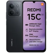 Xiaomi Redmi 15C 5G 4 GB RAM 128 GB Midnight Black