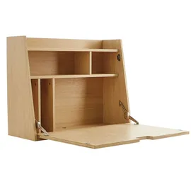 miliboo Vintage-Wandschreibtisch mit Ablage B78 cm GABIN