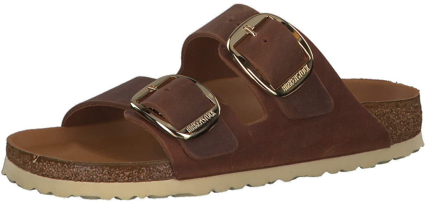 BIRKENSTOCK Damen Arizona Big Buckle Sandalen braun, Braun (Antique Brown), 43 EU - 43 EU Schmal