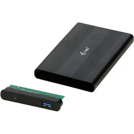 iTEC i-tec MySafe Advance 2,5" USB 3.0 HDD/SATA Gehäuse Aluminium schwarz