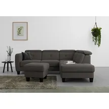sit&more Stauraumhocker Belluci 58 x 48 x 58 cm Grau
