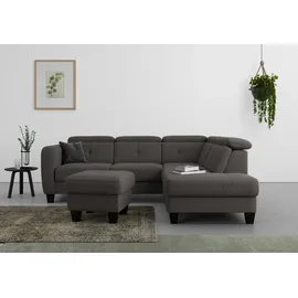 sit&more Stauraumhocker Belluci 58 x 48 x 58 cm Grau