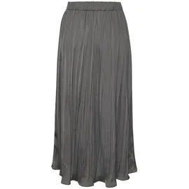 LASCANA Maxirock Damen Plisseefalten Grau 38