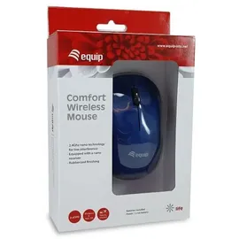 Equip kabellose Komfort-Maus Blau