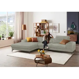 W.Schillig Eckcouch Chenille 3-Sitzer Grau