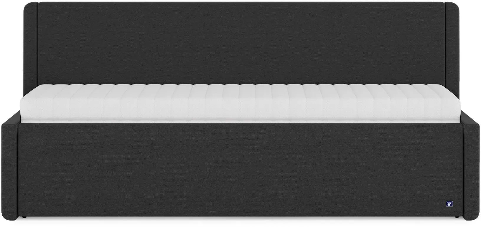 BRUNO Flexibett 80x200 in Schwarz | Tagesbett inkl. Matratze & Lattenrost