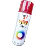 Lackspray Acryl Sprühlack Prisma Color RAL, Farbwahl, glänzend, matt, 400ml, Schuller Lackspray:Rubinrot RAL 3003