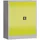 Classix Stahlschrank X-530316 zinkgelb, lichtgrau 80,0 x 38,0 x 100,0 cm, aufgebaut