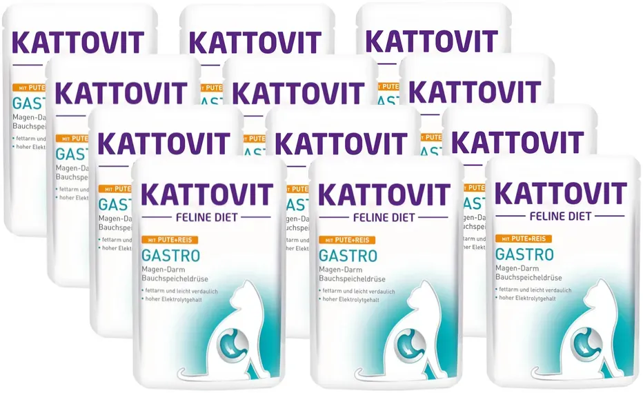 Kattovit Gastro Truthahn 12x85g-Beutel