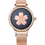 M8 Damen Smartwatch IP68 Wasserdichte Lady Smart Band Herzfrequenzmesser Fitness Tracker Armband Smartwatch Android iOS - Metall Gold