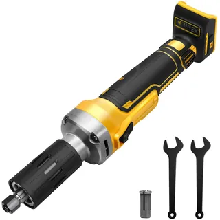 Akku Geradschleifer Kompatibel mit Dewalt 20V Batterie, Bürstenlos Geradeschleifer6mm Bohrfutter und 4 Variablen Geschwindigkeiten (ohne Akku)