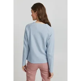 Oxmo Sweatjacke OXJonia", Damen, Gr. M, blau (kentucky blau), Obermaterial: 60% Baumwolle CO. 40% Polyester PES., Sweatjacken Sweatjacke