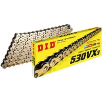 DID 530vx3 Kette Gold/Black 116 Links Kettensatz