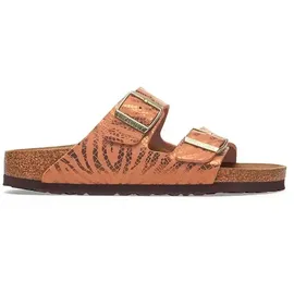 Birkenstock Arizona Syn Soft Zebra Pecan in Braun, 37