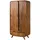 MASSIVMOEBEL24.DE Kleiderschrank Sheesham 90x45x180 hellbraun lackiert Mailand #110