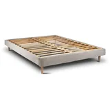Lattenrost – Bouclé-Stoff– Bausatz zur Selbstmontage - 160x200 cm