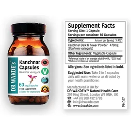DR WAKDE's Kanchnar Kapseln 60 Vegi Caps