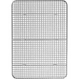 Intirilife Abkühlgitter Backrost in Silber mit 42 x 29.5 cm Größe - Kuchen Abkühl Backgitter
