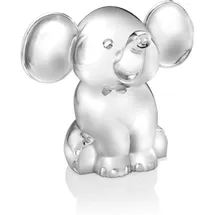 Zilverstad - Spardose Sitzender Elefant – Versilbert