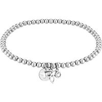 TAMARIS Damen Armband Edelstahl silberfarben TJ-0010-B-17 Größe 17