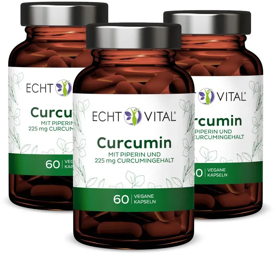 Echt Vital Curcumin Kapseln 3x60 St