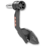 Highsider Lenkerendenspiegel mit LED Blinker Schwarz