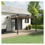 vidaXL Pavillon Taupe 300 x 300 x 200 cm Polyester