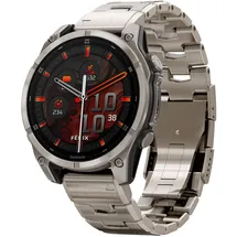Garmin fenix 8 AMOLED 47 mm sapphire, titan mit Schlitzen Titanium