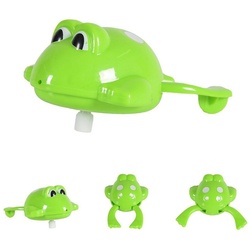 Moni Badespielzeug Wasserspielzeug aufziehbar, Badewannenspielzeug ab 12 Monaten grün
