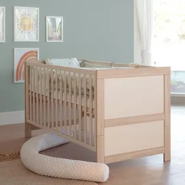 roba Babybett Kaschmir, Holzwerkstoff, 70x140 cm - cashmere/Eiche - Gr.: onesize