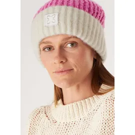 Codello Strickmütze (1-St) aus Bouclé- und Rippstrick rosa