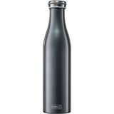 LURCH 240864 Isolierflasche/Thermoflasche für heiße und kalte Getränke aus doppelwandigem Edelstahl 0,75l,
