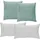 Andiamo Kissen-Set Emy 30 x 50 cm Salbei/Weiß