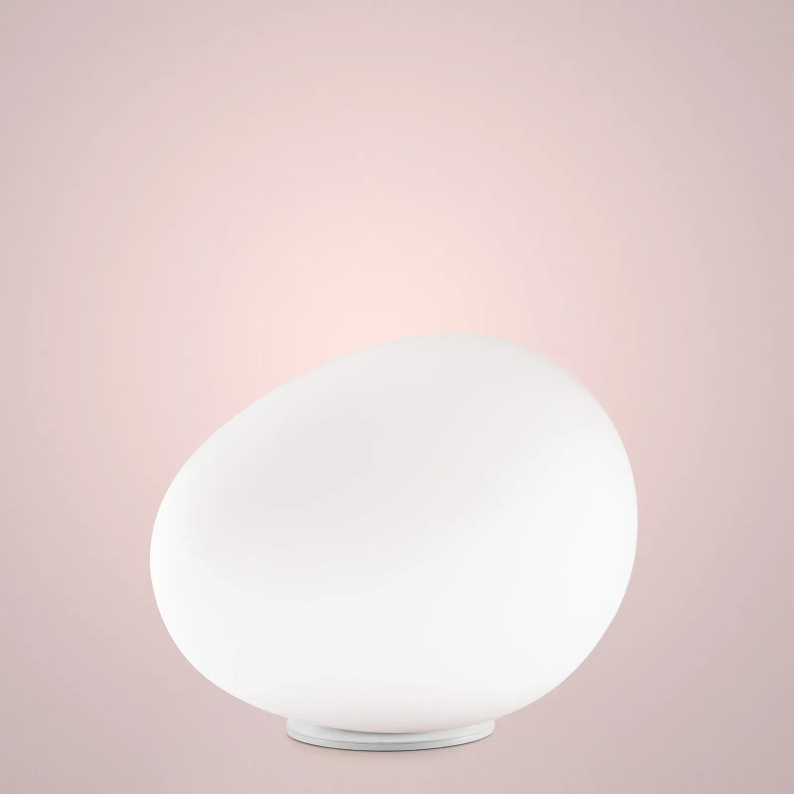 Tischleuchte Foscarini, Weiß, für Wohnzimmer, Kunststoff - 47 - 40 - 40