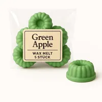 Duftmelt Green Apple - Frischer Apfel | 5er Set - Duftwachs | Duftkerzen
