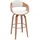 miliboo Skandinavischer Barhocker 65 cm Weiß